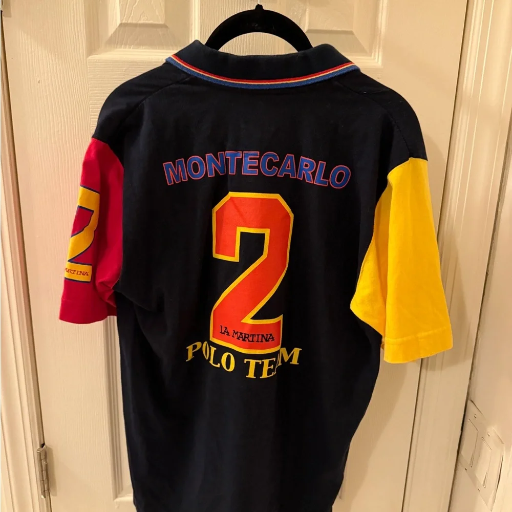 La Martina - Monte Carlo Polo Team Men's Shirt - Rare - Picture 5 of 6